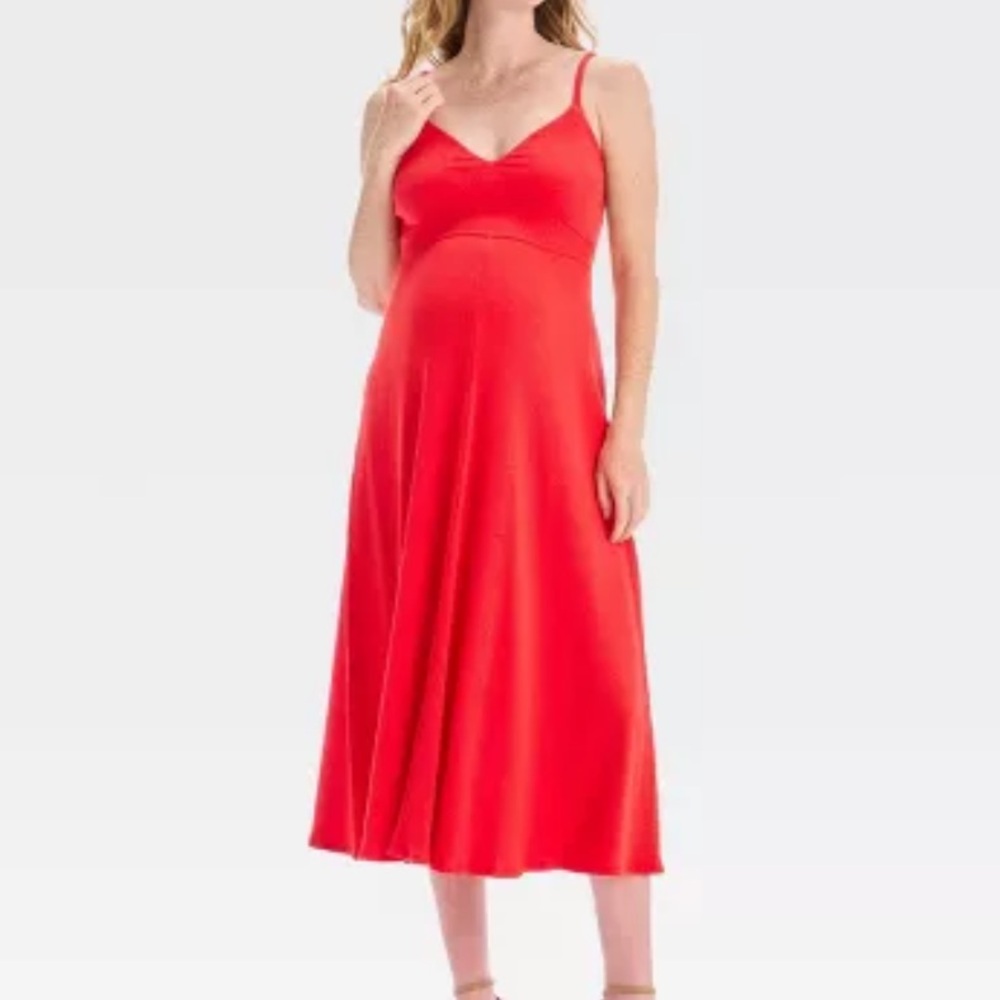 New Rib-Knit Midi Maternity Dress- Isabel Maternity by Ingrid & Isabel